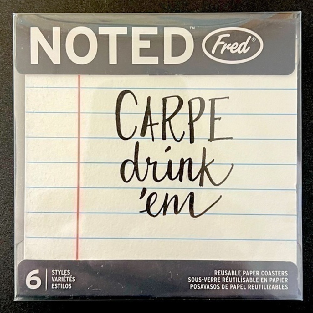Fred "Noted" Drink Coasters